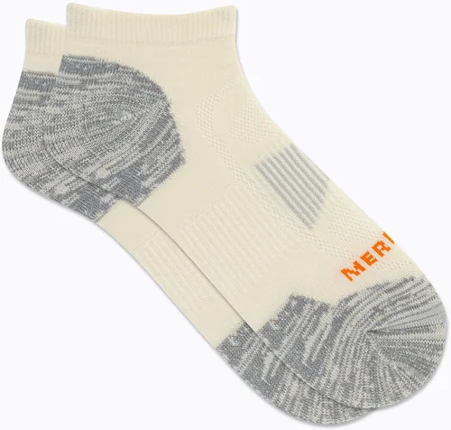 Vista 2 de Merrell Calcetines de lana acolchada zonificada para hombre y mujer, 1 par, soporte de arco transpirable