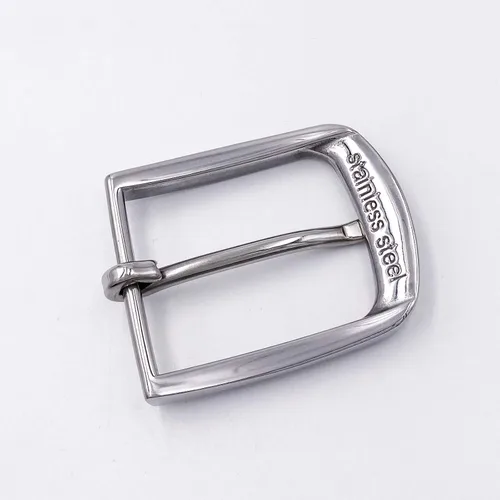 Vista 4 de LAXPICOL Hebilla de cinturón cuadrada de una sola punta de acero inoxidable resistente de 1.5 "(40 mm)