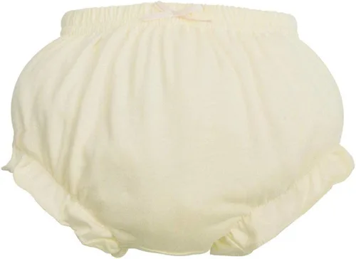 Vista 4 de Baby Diaper Covers for Girls Newborn Soft Cotton Ruffle Bloomers Toddler