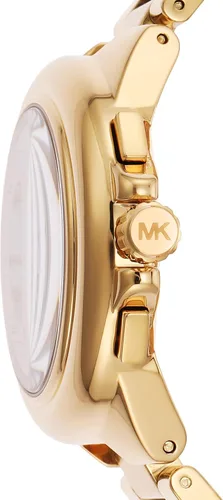 Vista 2 de Michael Kors Reloj Camille de gran tamaño para mujer, reloj cronógrafo de acero inoxidable para mujer
