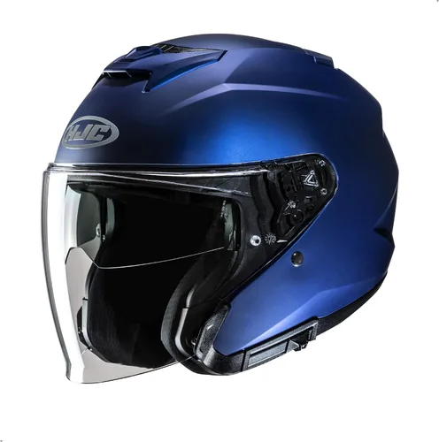 Vista 5 de HJC i31 Casco de motocicleta sólido de cara abierta, aprobado por DOT (negro, XS)