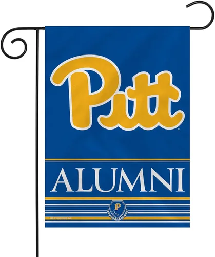 Vista 76 de Rico Industries NCAA Alumni - Bandera de jardín de doble cara de 13 x 18 pulgadas