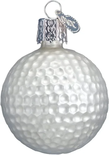 Vista 6 de Old World Christmas - Adorno de béisbol de vidrio soplado para árbol de Navidad, decoración festiva artesanal, colección deportiva