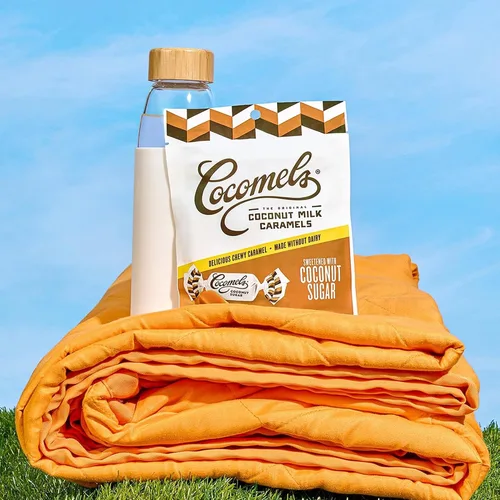 Vista 8 de Cocomels Caramelos de leche de coco con azúcar de coco, dulces orgánicos, sin lácteos, sin azúcar, veganos, sin gluten, sin OMG, sin azúcar de caña