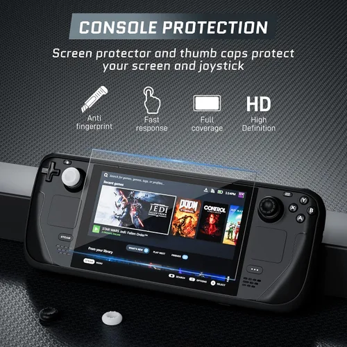 Vista 6 de RHOTALL Funda protectora de TPU duradera compatible con cubierta de vapor, accesorios de protección completa para cubierta de vapor con diseño