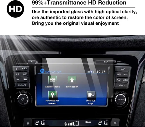 Vista 5 de YEE PIN 2019 2020 Rogue Sport - Protector de pantalla para 2015 2016 2018 2019 2020 Rogue T32 Connect Center Control Touch Screen HD Película