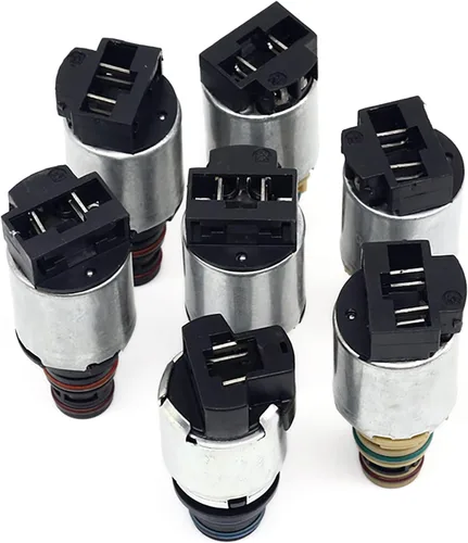 Vista 7 de CAC Kit de solenoide de transmisión 6T40 7 unids solenoide de transmisión automática reacondicionado conjunto apto para Buic k LaCrosse CAPTIVA