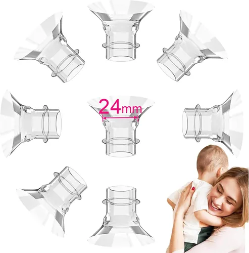Vista 8 de Inserto de brida de 0.472 in compatible con brida de 0.945 in/escudo de extractores de leche, para Momcozy S9 Pro S10 S12 Pro Medela Spectra Elvie