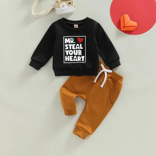 Vista 43 de Mameluco de manga larga con estampado de corazón para el día de San Valentín, recién nacido, para bebés, niños y niñas