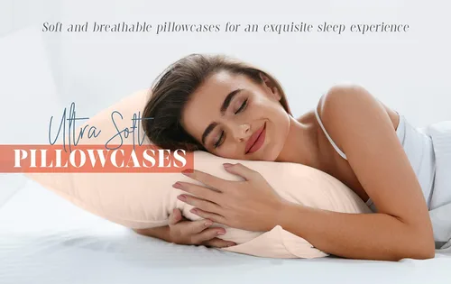 Vista 5 de Elegant Comfort Fundas de almohada sólidas de microfibra de alta calidad hotelera, tejido suave, resistente a las arrugas y a las manchas, fácil