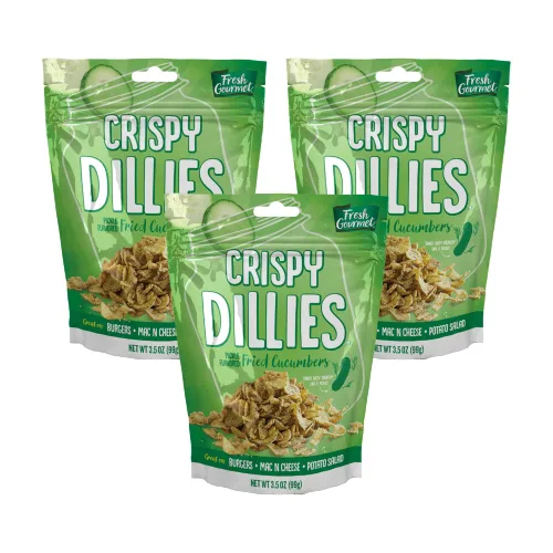 Vista 8 de Fresh Gourmet Dillies crujientes, sabor a pepinillo, 3.5 onzas (paquete de 1)