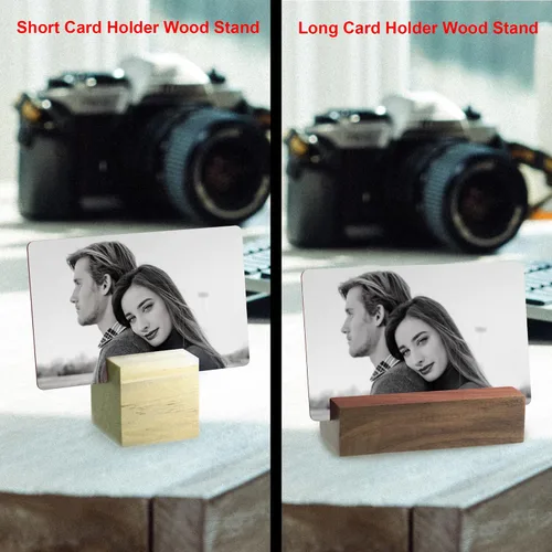 Vista 36 de Tarjeta personalizada con foto y/o texto grabado cartera Love Insert Card