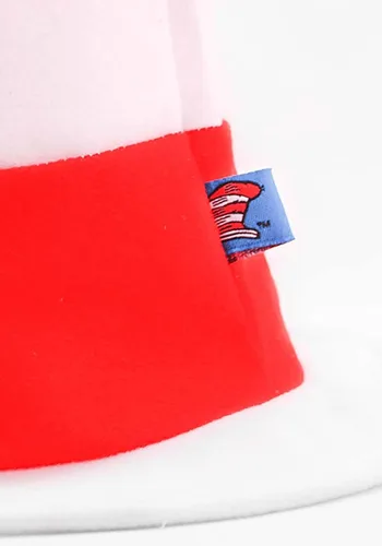 Vista 6 de Sombrero de Disfraz de Cat in the Hat para Adultos Multicolor