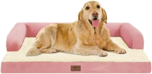 Vista 111 de Cama pequeña para perros y sofá para gatos, camas ortopédicas impermeables para perros pequeños, cama para gatos, sofá para mascotas cómodo