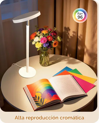 Vista 2 de EDISHINE Lámpara de escritorio LED, lámpara de mesa con alto CRI 90+, 2