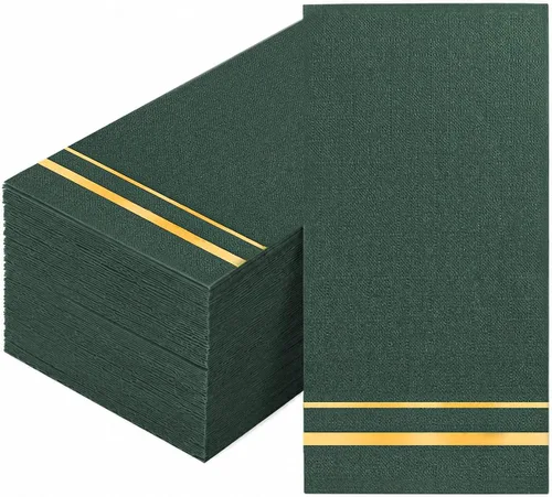 Vista 11 de BUCLA 400 servilletas de papel negro de 3 capas, servilletas negras desechables de alta calidad, suaves y absorbentes, para cocina, fiestas