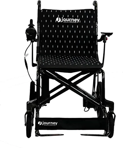Vista 8 de Journey Air Elite Silla eléctrica eléctrica – Silla de ruedas ligera plegable con pilas para adultos y personas mayores – Capacidad de peso de 240