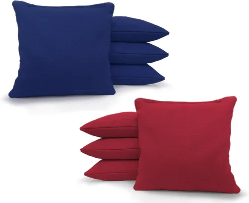 Vista 191 de Tailgating Pros Bolsas de cornhole reglamentarias – Juego de 8 – Relleno de maíz y hecho a mano, más de 25 opciones