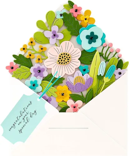 Vista 5 de Spellbinders STP-211 - Juego de sellos transparentes sobre de Wonder Sentiments de The Envelope of Wonder Collection