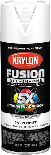 Vista 87 de Krylon Fusion - Pintura en aerosol adhesiva todo en uno para uso en interiores y exteriores, 12 onzas, vidrio de playa