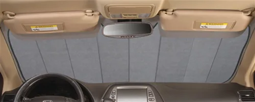 Vista 3 de intro-tech Custom Fit Premium – Auto plegable Sun Shade, Sombra plegable (mejor), Plateado