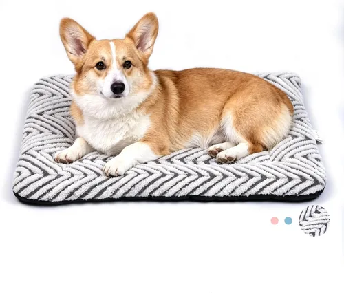 Vista 22 de Mora Pets - Cama para gatos de interior lavable, almohadilla antideslizante para jaula de perros, linda cama para perros con estrellas para perros