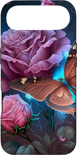 Vista 27 de Family Butterfly Rose Flower Firefly PC Case for iPhone 17