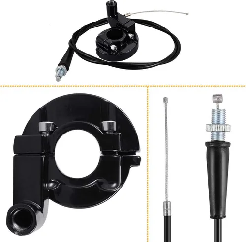 Vista 6 de Carburador de 97cc para mini bicicleta de 97cc 2.8hp Baja Doodlebug Doodle Bug Db30 Dirt Pit con entrada de aire de 3/5" y cable de manija