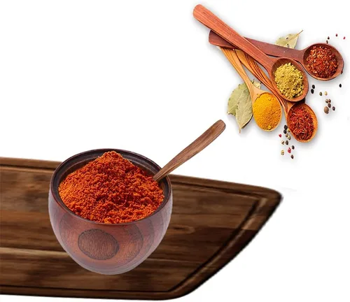 Vista 2 de Tarro de madera maciza, azucarero, sal, pimienta, condimento, olla con cuchara y tapas para cocinar, deliciosos platos y postres