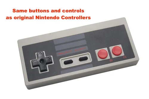 Vista 6 de TheKidMall NES Classic Mini Edition Wired Controller for Nintendo Mini Video Game Console with Extra Long 6 Cable 6-Pin Plug Compatible With NES