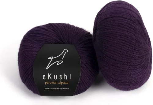 Vista 50 de 100% Hilo de Alpaca Baby para Tejer y Ganchillo - 1 Cono de Hilo Premium DK - Ligero, Hipoalergénico y Térmico Hecho en Perú - Ideal para Proyectos