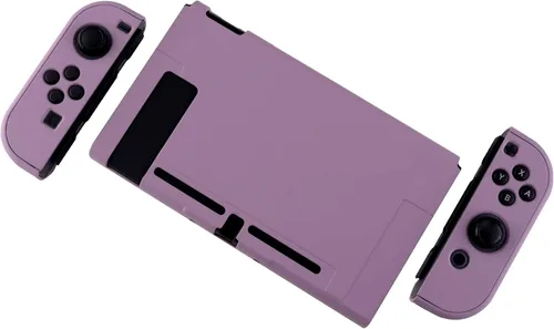 Vista 8 de eXtremeRate PlayVital Back Cover for Nintendo Switch Console, Handheld Separable Protector Hard Shell for NS Joycon, Customized Dockable Protective