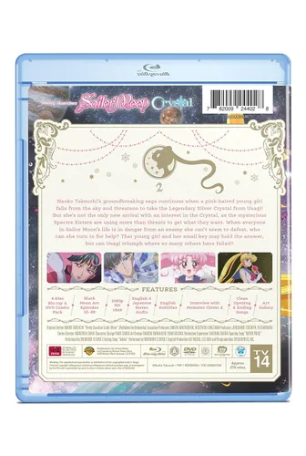 Vista 2 de Sailor Moon Crystal Set 2 Standard Blu-ray Combo Pack