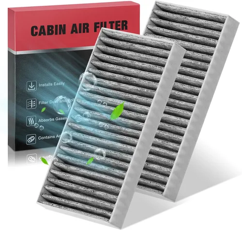 Vista 27 de BDFHYK 2 filtros de aire de cabina CF10136 con carbón activado compatibles con Chevy Uplander 2005-2009, Venture 2001-2005, compatibles con Buick