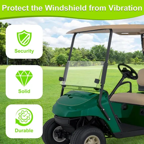 Vista 8 de EZGO TXT Golf Cart Windshield Clips Kit fit EZGO TXT DCS PDS 1994 Up Golf Carts (Notes: Check Variations for Right Struts Size)