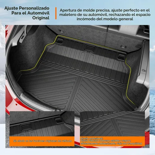 Vista 2 de powoq Alfombrilla de Maletero Compatible con Honda Civic Hatchback 2022-2026 Forro de Carga TPE Forro de Maletero Alfombrilla de Carga Reemplazo