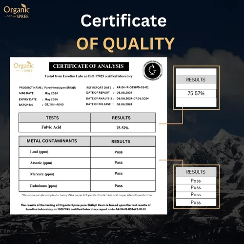 Vista 8 de ORGANIC SPREE Resina Shilajit de 0.70 onzas (0.70 onzas) de resina con más de 85 oligominerales, 75% más de ácido fúlvico, apoya la energía