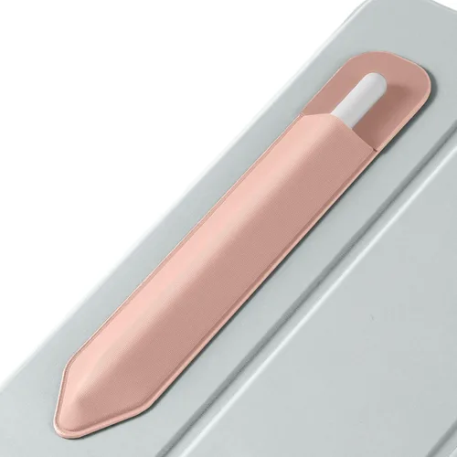 Vista 18 de DTTO Estuche para Apple Pencil Pro, Apple Pencil de 1ª/2ª generación y (USB-C), funda de piel sintética con banda elástica desmontable que se fija