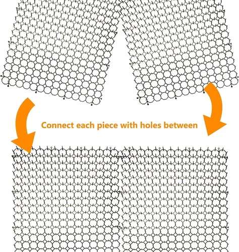 Vista 2 de Tapete de 16 x 13 pulgadas para gatos, paquete de 10 alfombrillas para gatos con púas – Solución disuasoria de mascotas para interiores y exteriores