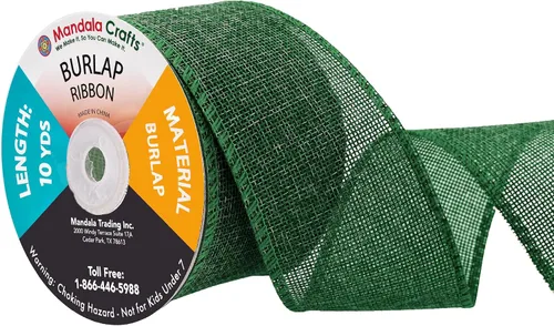 Vista 16 de Mandala Crafts Cinta de arpillera negra de 1.5 pulgadas de ancho para manualidades, rollo de 20 yardas de cinta rústica de arpillera para coronas