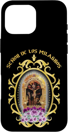 Vista 19 de El Señor de Los Milagros, Lima Peru, Cristo venerada en Perú - Carcasa para iPhone 17