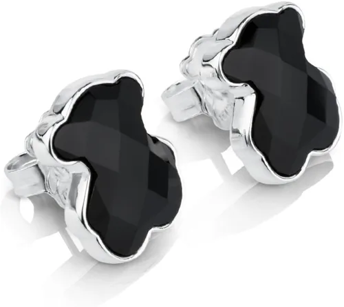Vista 4 de Pendientes TOUS Plata y Onyx