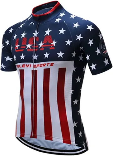 Vista 4 de Shenshan - Conjunto de camiseta de ciclismo de manga corta para hombre