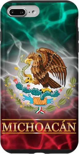Vista 12 de Funda para iPhone 17 con la bandera de México de Michoacán - Orgullosa de las raíces mexicanas