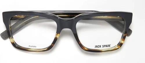 Vista 2 de Jack Spade Howard - Gafas rectangulares para hombre y mujer con borde completo coleccionables y elegantes