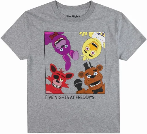 Vista 4 de Five Nights At Freddy's Game Over Crew - Camisetas de manga corta para niño (4 unidades)