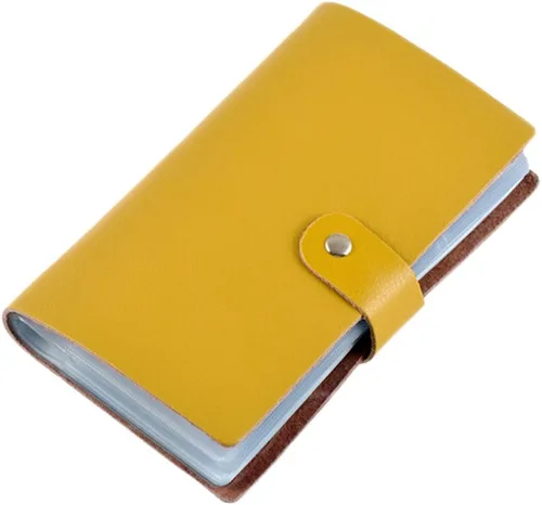 Vista 8 de boshiho Leather Credit Card Holder Business Card Case Book Style 90 Count Name ID Card Holder Book