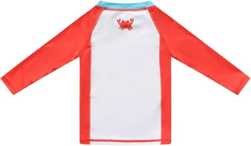 Vista 3 de Trajes de baño de 3 piezas para niños pequeños y bebés, traje de baño de manga larga