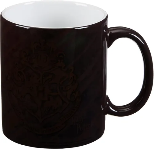 Vista 3 de Morphing Mugs Harry Potter (Hogwarts) - Taza de cerámica, color negro