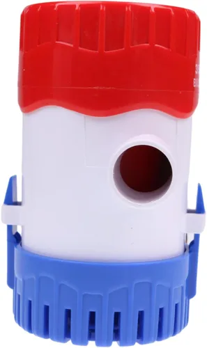Vista 7 de Nueva bomba de sentina estándar 360 GPH 24DA-360, alto flujo, descarga roscada 12V